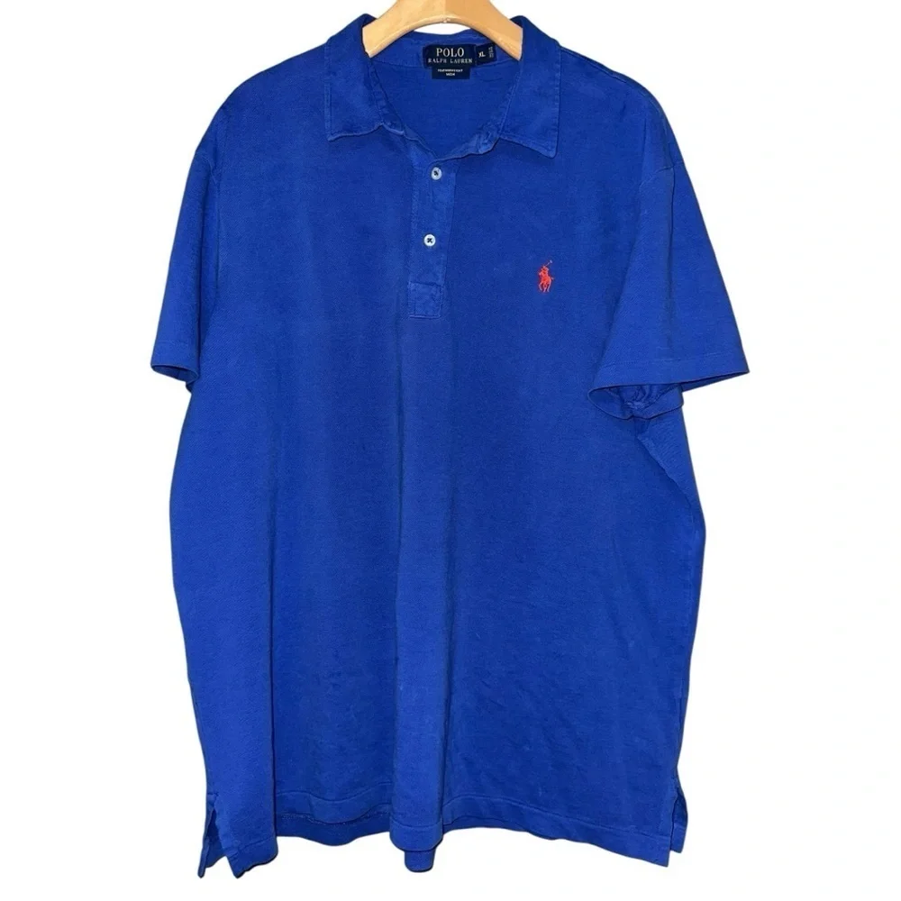 Polo Ralph Lauren Men’s Size XL Blue Short Sleeve Polo Shirt